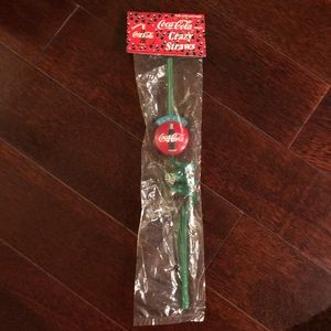 🎁 1998 Vintage Coca Cola Plastic Silly Straw